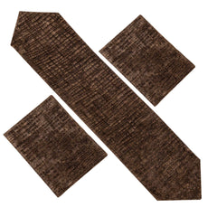 Alezam Velvet Table Runner with Mats for Elegant Dining