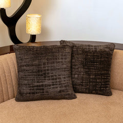 Premium Quality Fur Cushion Cover for Living Room Sofa or Bedroom Decor 16x16 Inches