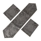 3 Piece Velvet Table Runner Set with Mats for Dining Table