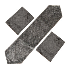 3 Piece Velvet Table Runner Set with Mats for Dining Table