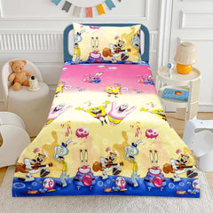 High Quality SpongeBob Design Kids Bed Sheet Cotton Fabric by Alezam Bedding