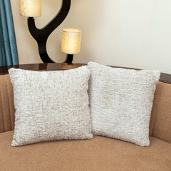 Premium Quality Fur Cushion Cover for Living Room Sofa or Bedroom Decor 16x16 Inches