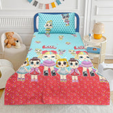 Stylish Girls Cartoon Character Bedding Set by Alezam Bedding