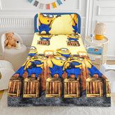 Comfortable Yellow Minions Character Bedding Set for Kids Room