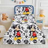 Kids Bedroom Mickey Mouse Theme Bedsheet and Pillow Cover