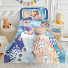 Frozen Kids Bedsheet Set Cotton Print Bedding for Children
