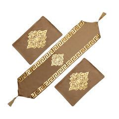 Elegant Versace Velvet Table Runner Set of 3 Pieces