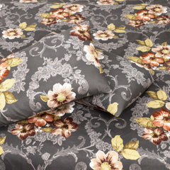 Beautiful Flower Pattern 3 Pc King Size Bedsheet Set by Alezam