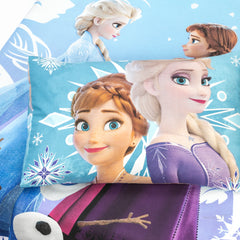 Magical Frozen Character Print Kids Bedsheet Set by Alezam