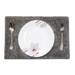 3 Piece Velvet Table Runner Set with Mats for Dining Table