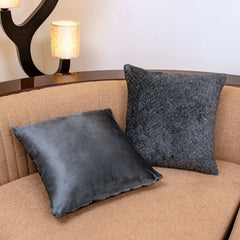 Premium Quality Fur Cushion Cover for Living Room Sofa or Bedroom Decor 16x16 Inches