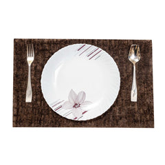 Alezam Velvet Table Runner with Mats for Elegant Dining