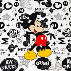 Kids Bedroom Mickey Mouse Theme Bedsheet and Pillow Cover
