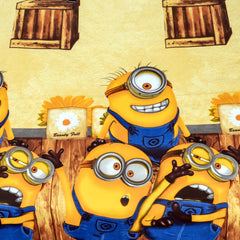 Comfortable Yellow Minions Character Bedding Set for Kids Room