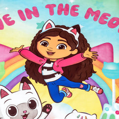 Colorful Gabby’s Dollhouse Bedsheet for Children Bedroom