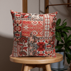 Alezam Soft Digital Print Sofa Cushion Cover – Floral Design 16x16