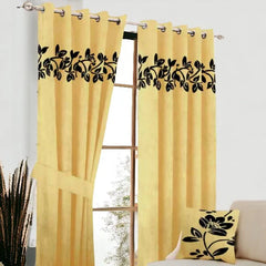 Luxurious Velvet Curtain Set – 2 Panels for Living Room & Bedroom