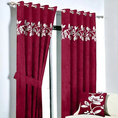 Luxurious Velvet Curtain Set – 2 Panels for Living Room & Bedroom