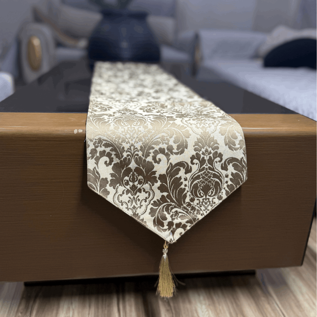 Premium Textured Fabric Table Runner for a Sleek and Modern Look