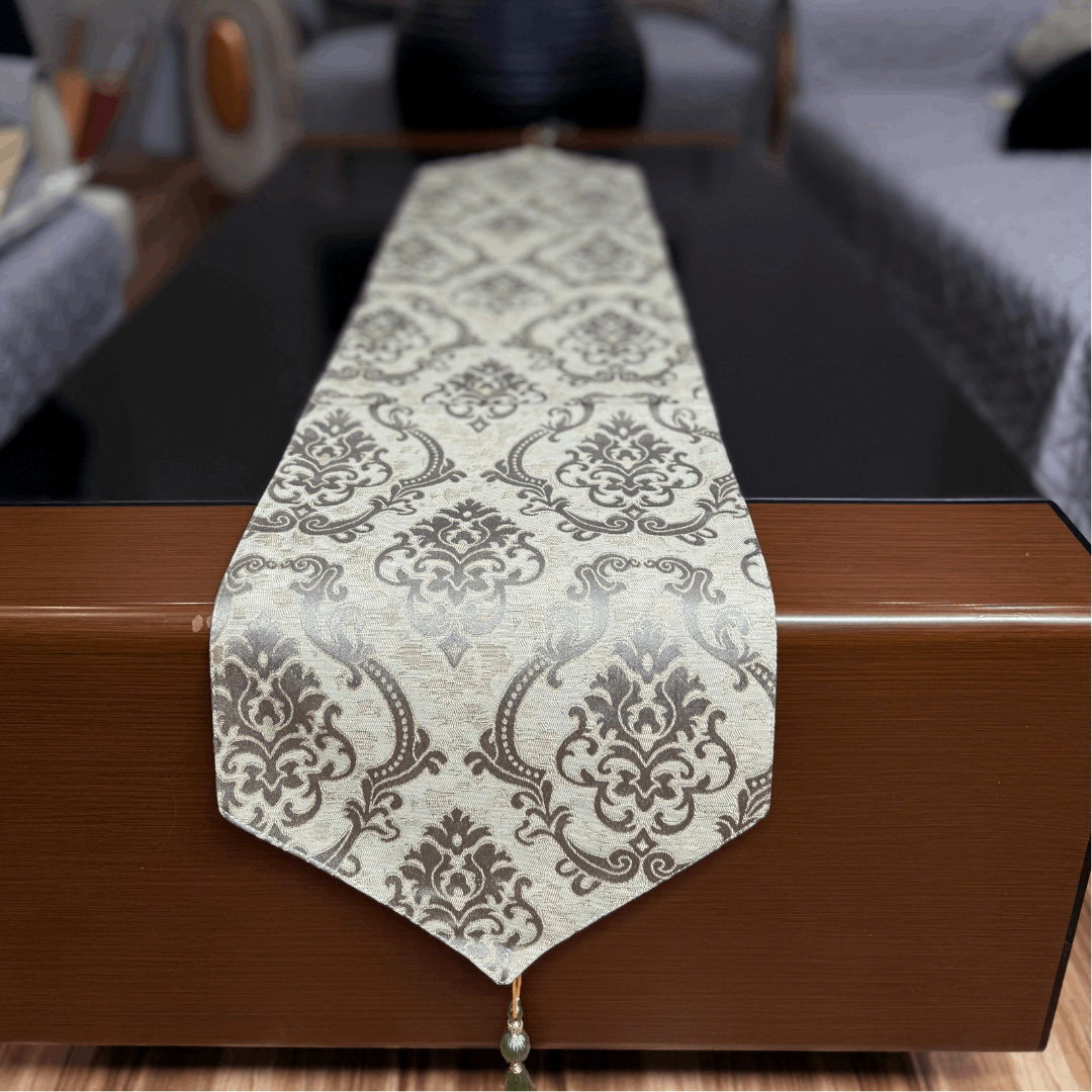 Modern Geometric Pattern Table Runner for Contemporary Interiors