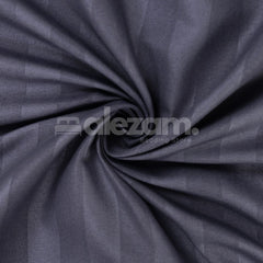 Elegant Micro Satin 03-Piece King Size Bed Sheet Set - Dark Gray