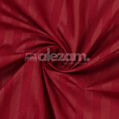 Elegant Micro Satin 03-Piece King Size Bed Sheet Set - Red