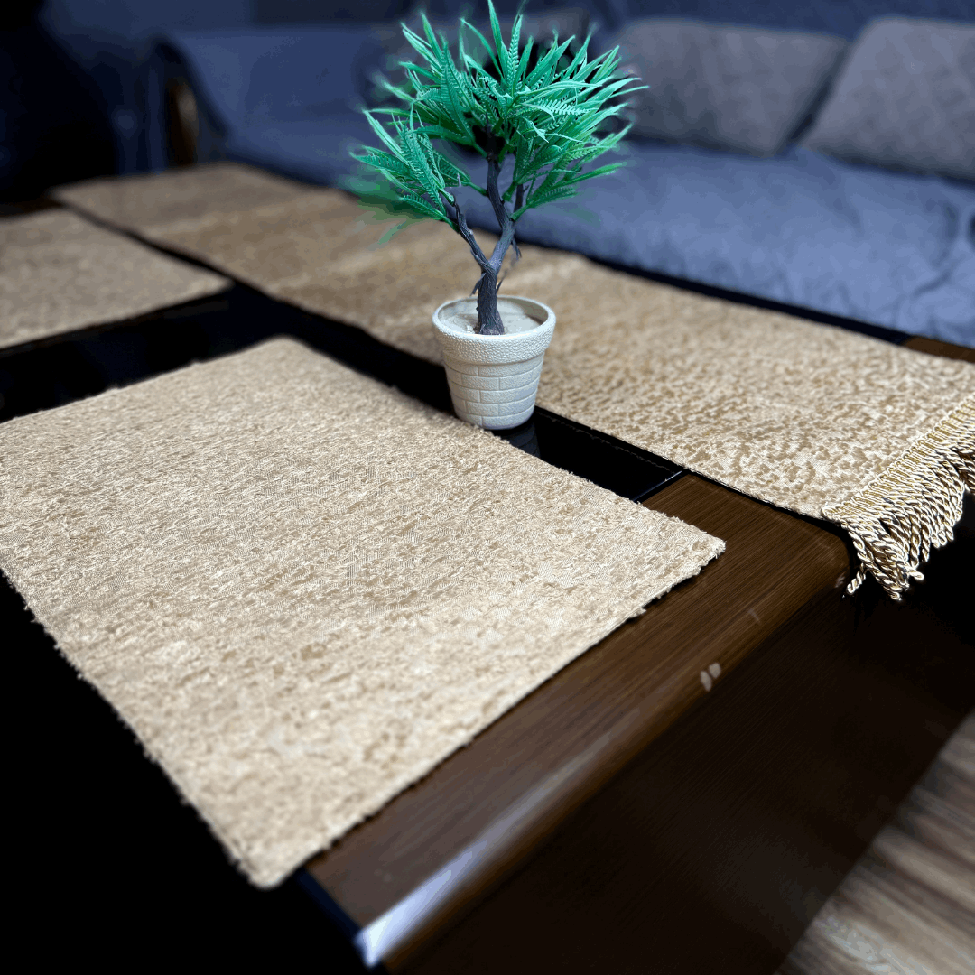 Elegant Floral Table Runner for Dining and Coffee Tables