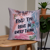 Motivational Quote Sofa Cushion – Aesthetic Printed Pillow for Home Decor