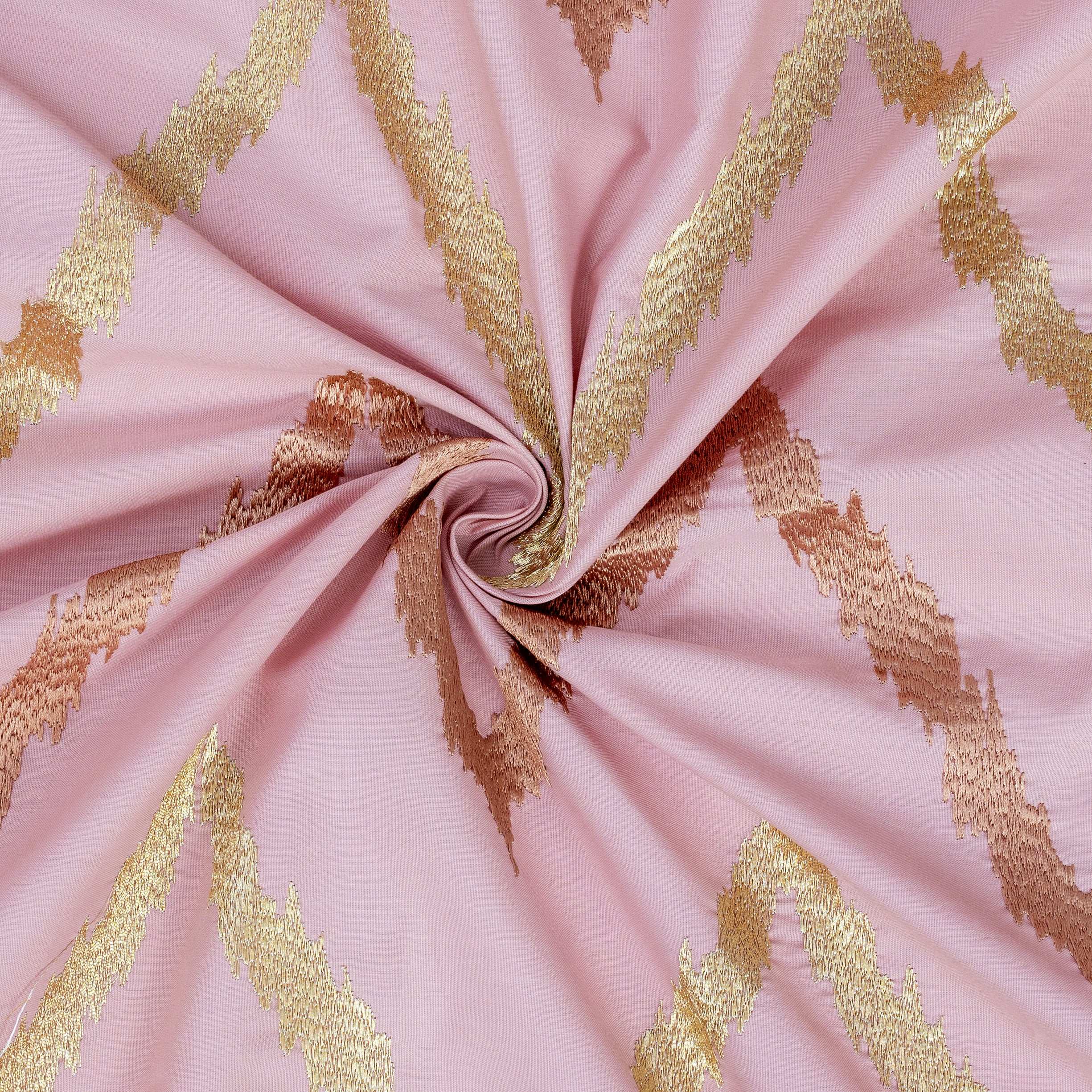 Embroidered Cotton Bed Sheet Set King Size with 4 Pillows