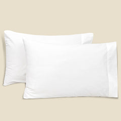 Premium Cotton Satin Pillow Covers 20x30 Inches – Pack of 2