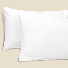 Premium Cotton Satin Pillow Covers 20x30 Inches – Pack of 2
