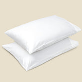 Premium Cotton Satin Pillow Covers 20x30 Inches – Pack of 2