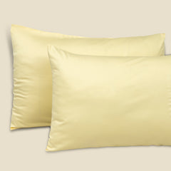 Comfortable & Durable Cotton Satin Pillowcases – Pack of 2