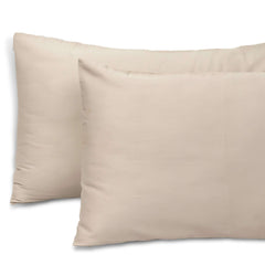 Soft Cotton Satin Pillow Covers for Bedroom by Alezam – Pack of 2