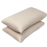 Soft Cotton Satin Pillow Covers for Bedroom by Alezam – Pack of 2