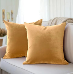Premium Velvet Cushion Cover Plain Without Filling 16x16 inches