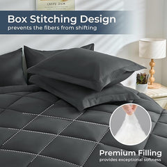 Ultra Soft 6-Piece Bedding Set - Quilt, Bedsheet, and Pillowcases by Alezam