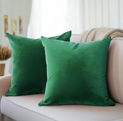 Premium Velvet Cushion Cover Plain Without Filling 16x16 inches