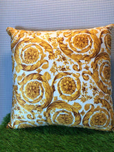 Vintage Victorian Cushion Cover Ornate Floral Print by Alezam