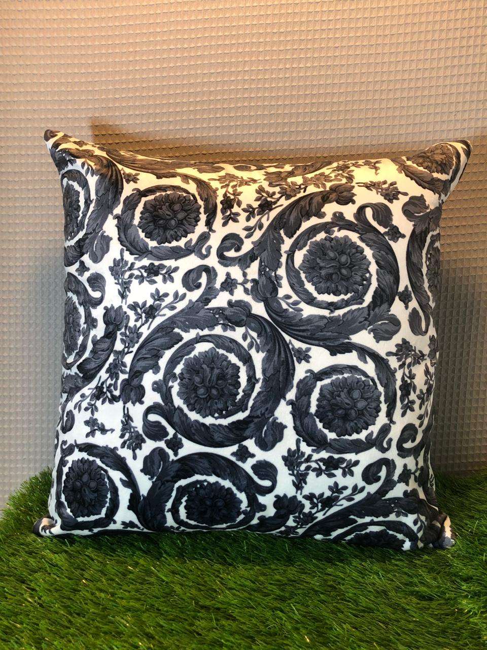 Luxury Baroque Print Cushion Cover High Quality Digital Print