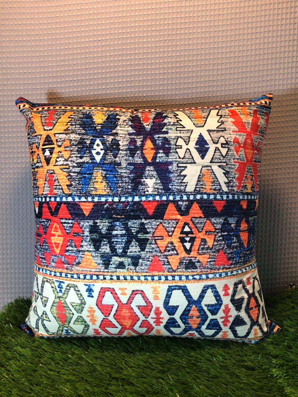 Soft and Durable Aztec Inspired Throw Pillow Cover