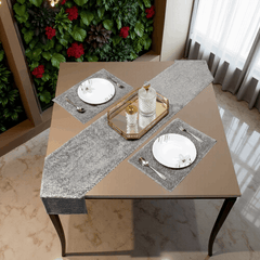 Luxury Table Runner Set 3pcs for Dining and Coffee Table