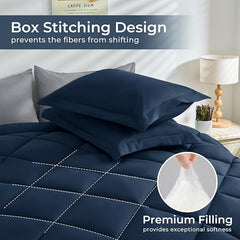 6-Piece Bedding Set - Ultimate Comfort with Quilt, Bedsheet & Pillowcases