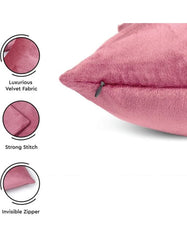 Premium Velvet Cushion Cover Plain Without Filling 16x16 inches