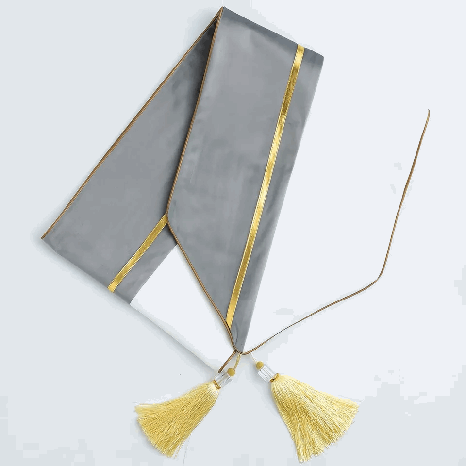 Premium Velvet Table Runner Silver Gray & White – Soft, Stylish & Durable