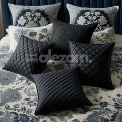 Premium Quilted Velvet Cushion Covers 16x16 inches