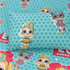 Stylish Girls Cartoon Character Bedding Set by Alezam Bedding