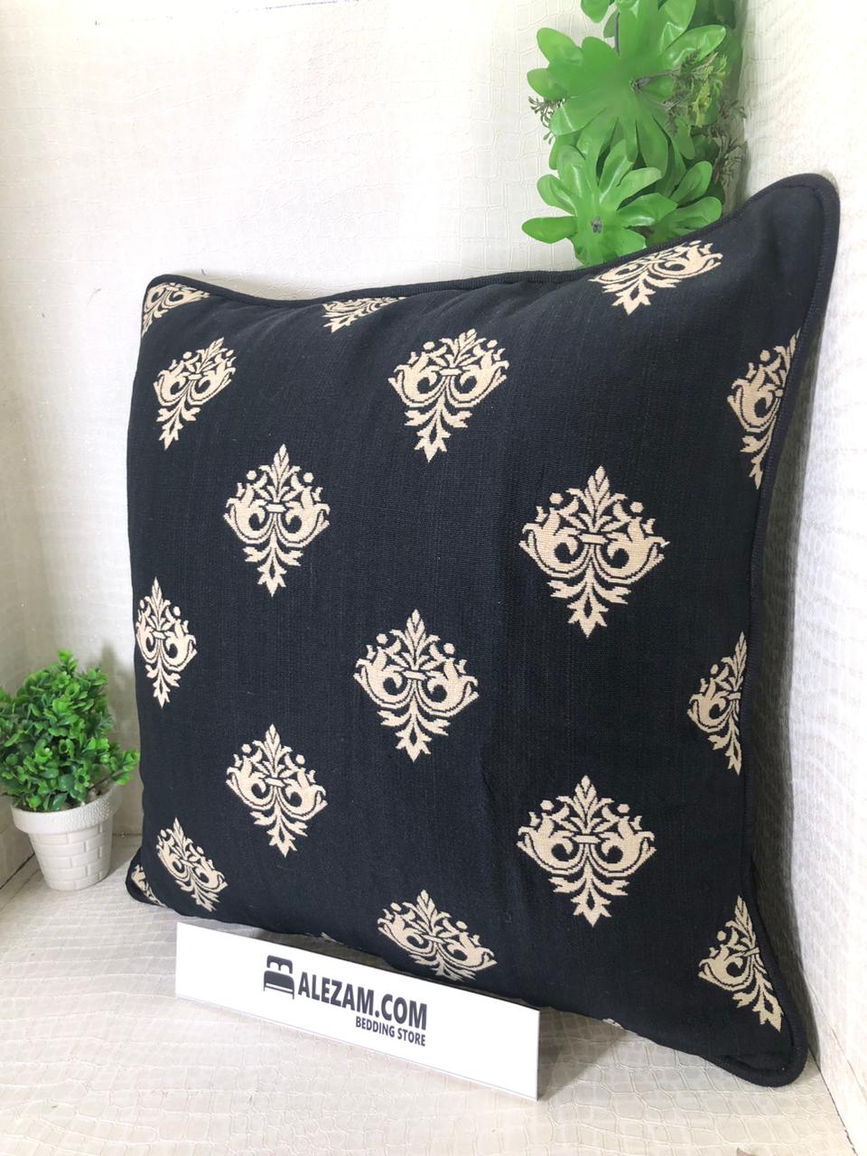 Solid Color Printed Cushion Covers 16x16 for Sofa Set