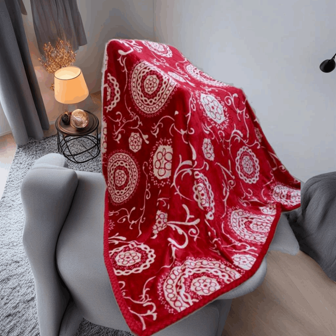 Printed Fleece Blanket – Colorful Designs for All Rooms
