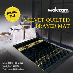 Premium Jumbo Velvet Quilted Prayer Rug